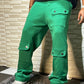 Green Cargo Pocket Pants