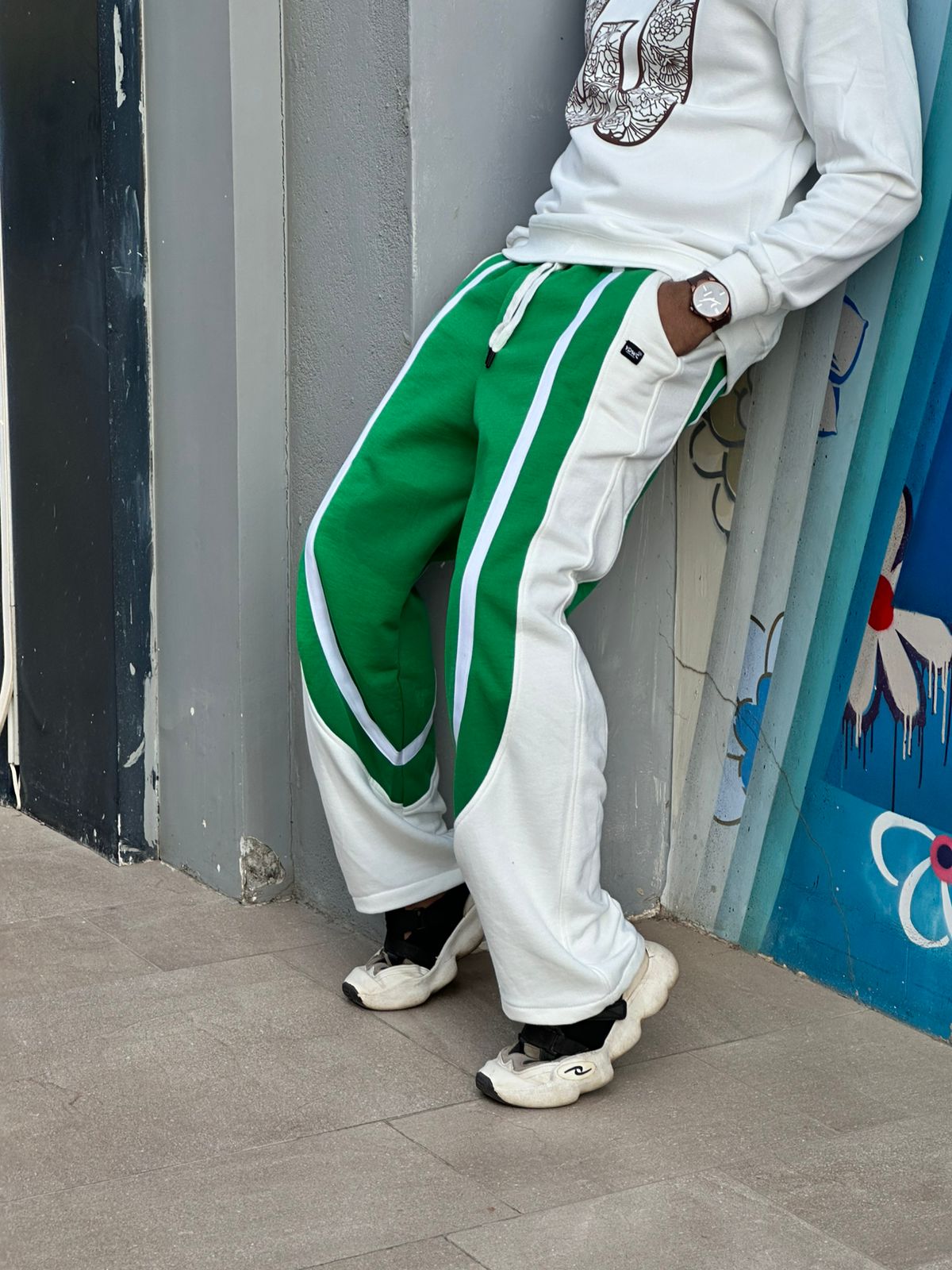 TrailStripe Green Pant