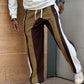 Three-Tone Arc Straight Pant