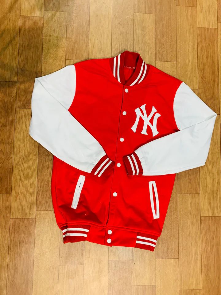 Red NY Varsity Jacket – Your Drip