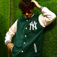 Green NY Varsity Jacket