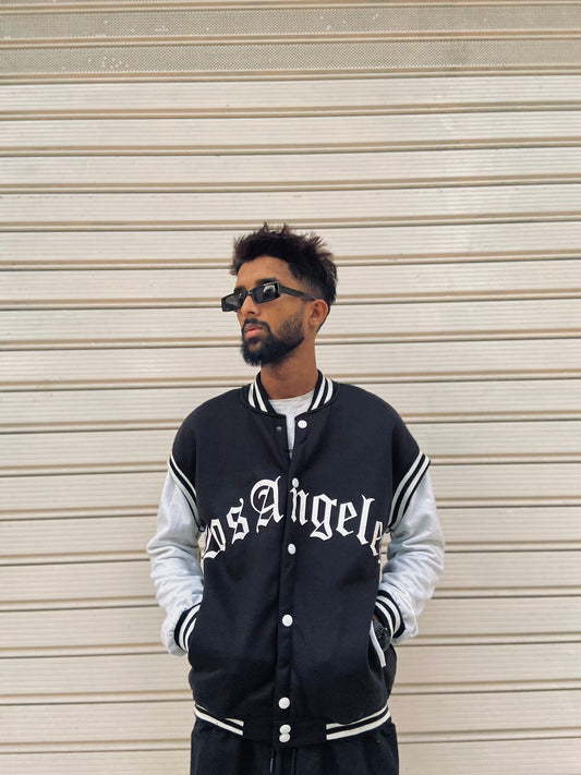 Los Angeles Thick Cotton Varsity Jacket