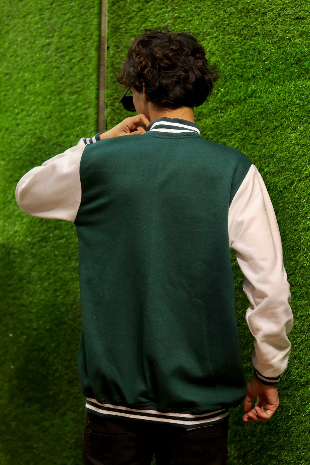 Green NY Varsity Jacket