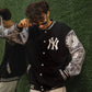 Black Bandana Selves NY Varsity Jacket