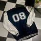 Black and White  Varsity™ Jacket with letter P